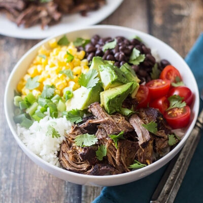 Barbacoa Beef Bowls