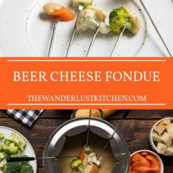 Beer Cheese Fondue Recipe Pin