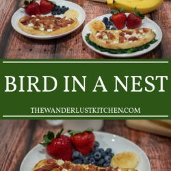 Bird in a Nest Recipe Pin