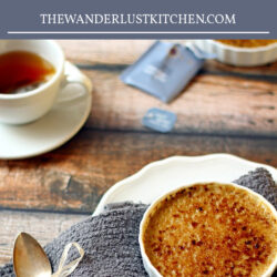 Earl Grey Creme Brulee Recipe Pin
