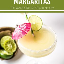 Frozen Coconut Margarita Recipe Pin
