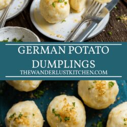 German Potato Dumplings Recipe Pin