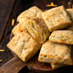 Start your day with these mouth watering Jalapeno Cheddar Biscuits. They are fluffy and full of flavor, you will love every bite!