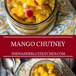 Super Simple Mango Chutney Recipe Pin