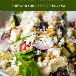 Mediterranean Pasta Salad Recipe Pin