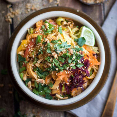 Panang Peanut Noodles Recipe