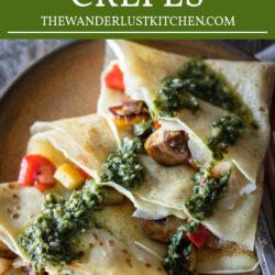 Savory Crepes Recipe Pin