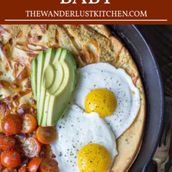 Savory Dutch Baby Recipe Pin