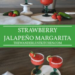 Strawberry Jalapeno Margarita Recipe Pin