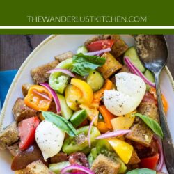 Summer Panzanella Salad Recipe Pin