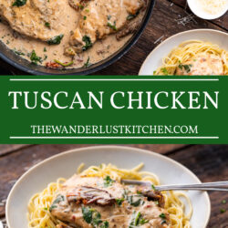 Tuscan Chicken Recipe Pin
