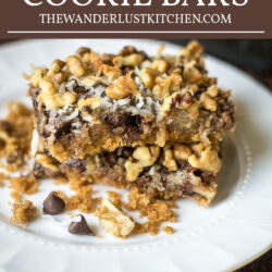 Vegan Magic Cookie Bars Recipe Pin